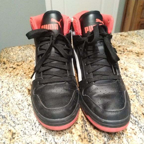 Puma Men\'s Rebound Layup 369573-15 Black Red Basketball Shoes Sneakers Size 10 main image 11